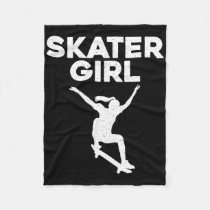 Cobertor De Velo Arte de skate legal para garotas adolescentes Skat