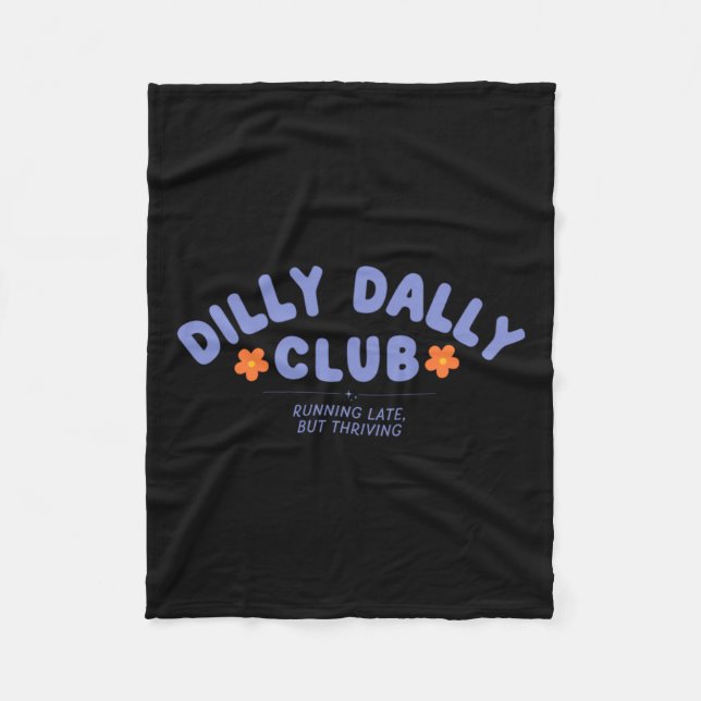 Cobertor De Velo Arte do Clube Dilly Dally (Frente)