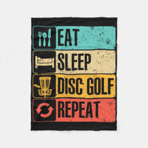 Cobertor De Velo Arte engraçada de golfe de disco para homens e mul