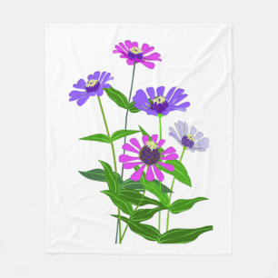 Cobertor De Velo Arte Flor Cósmica