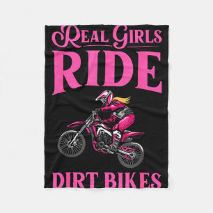 Cobertor De Velo Arte legal de moto de terra para mulheres meninas