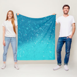 Cobertor De Velo Arte Minimalista: Gelo Partido