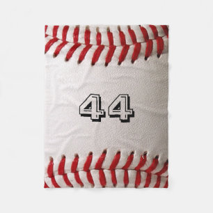 Cobertor De Velo Arte Personalizada de Número de Beisebol – Foto Es