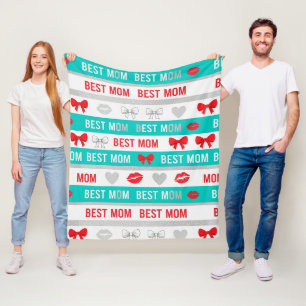 Cobertor De Velo Arte Pop MELHOR MÃE Listra – Amor Retro Ousado (4)