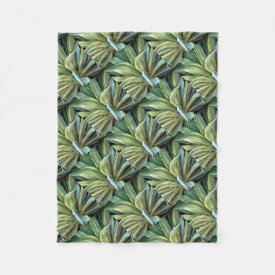 Cobertor De Velo Arte Realista Agave Tropical