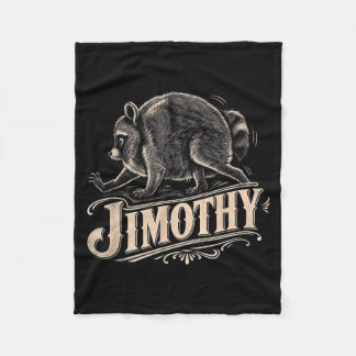 Cobertor De Velo Arte Retro dos anos 80 do Jimothy Raccoon