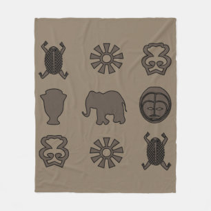 Cobertor De Velo Arte tribal abstrato africana
