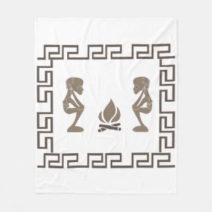 Cobertor De Velo Arte tribal abstrato africana