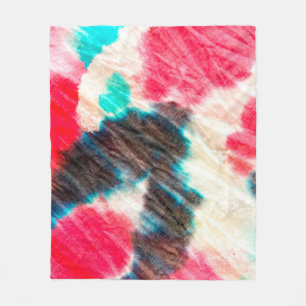Cobertor De Velo Arte Vermelha Suja. Shibori Pattern. Bruxelas de V