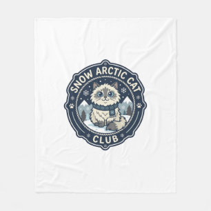 Cobertor De Velo Arte Vetorial Snow Arctic Cat POD - Snow Arctic Ca