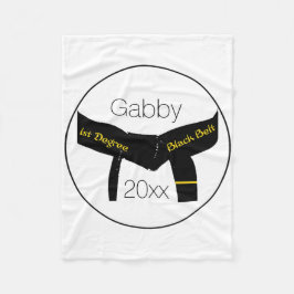 Cobertor De Velo Artes Marciais Cinturão Preto De 1 rua Grau