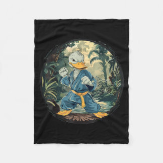Cobertor De Velo Artes Marciais Karatê Pato Floresta Mma Pato Taekw