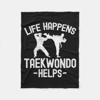 Cobertor De Velo Artes Marciais Taekwondo - A Vida Acontece Taekwon