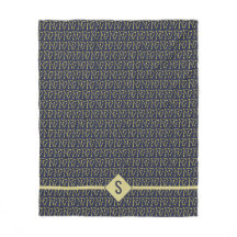 Artesanatos de tricô Agulhas Dourados iniciais + M