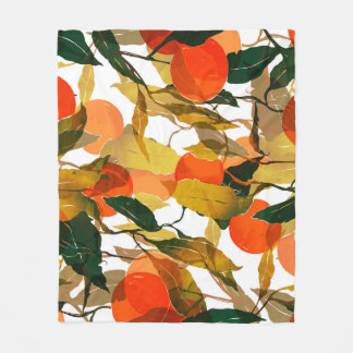 Cobertor De Velo Árvore das tangerinas: padrão suculento e sem cost