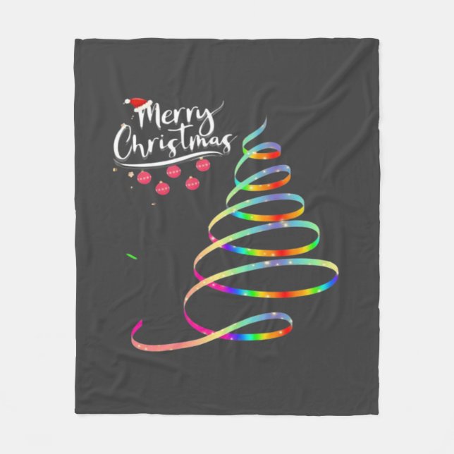 Cobertor De Velo Árvore de Natal   (Frente)