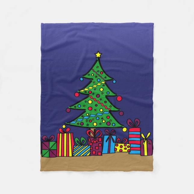 Cobertor De Velo árvore de Natal (Frente)