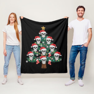 Cobertor De Velo Árvore de Natal Caveira Pijama Esqueleto Legal Pap