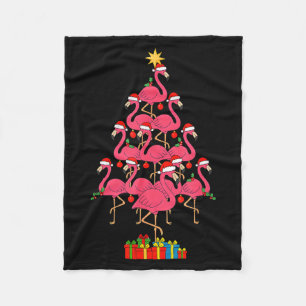 Cobertor De Velo Árvore de Natal engraçada Nk Flamingo Festa Pássar