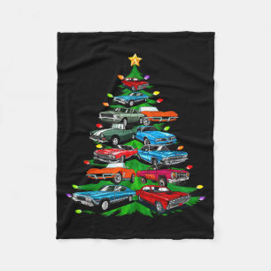 Cobertor De Velo Árvore de Natal Loucura de Carros -clic Muscle E H