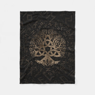 Cobertor De Velo Árvore de vida com o Triquetra no teste padrão d