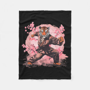Cobertor De Velo Árvore Sakura de Kickboxing Taekwondo Kung Fu Tige