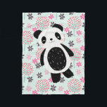 Cobertor De Velo Árvores, Flores e Ursos de Panda<br><div class="desc">Árvores, Flores e Produtos de design de Ursos de Panda para casa, escritório e uso pessoal, incluindo conselhos de apagar seco, capas de dispositivos eletrônicos, relógios, botões, bolsas, travesseiros, tabuleiros, placas de papel e guardanapos, favores de doces, caixas de presente e bolsas, notebooks, e tantos outros itens com design giro,...</div>