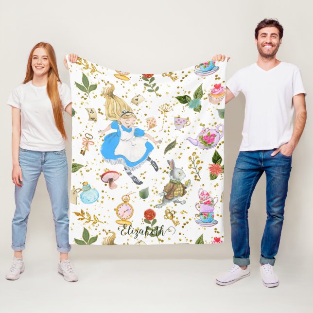 Cobertor De Velo As Aventuras de Alice Whimsical na Terra das Marav (In Situ)