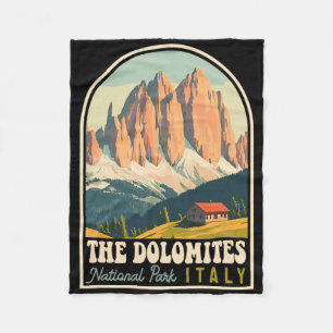 Cobertor De Velo As Dolomitas Itália Esqui Hiking Ciclismo Escalada