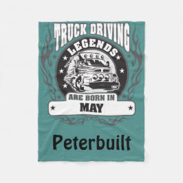 Cobertor De Velo As Legendas De Condução De Caminhão São Nasceres E