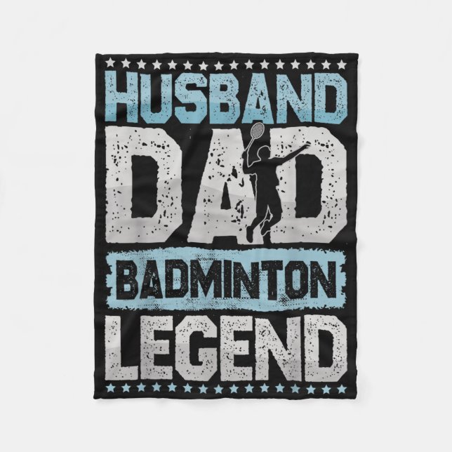 Cobertor De Velo As Lendas do Badminton Retro Shuttle Badminton Mas (Frente)