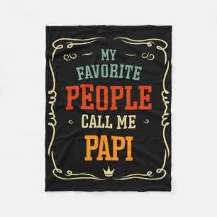 Cobertor De Velo As minhas Pessoas favoritas chamam-me Papi Padre&#