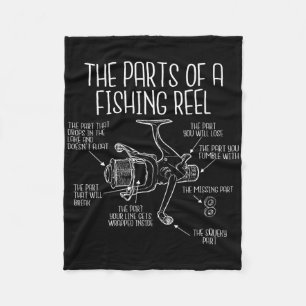Cobertor De Velo As Partes De Uma Bobina De Pesca - Pesca Divertida