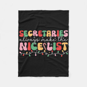 Cobertor De Velo As Secretárias Sempre Fazem A Lista Boa Secretária