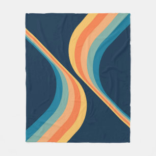 Cobertor De Velo Asas coloridas do estilo retrô, design