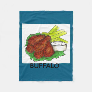 Cobertor De Velo Asas de Frango Buffalo Ny New York Hot Bbq com Sal