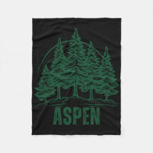 Cobertor De Velo Aspen Colorado Montanhas Esqui Pinheiro Exterior E