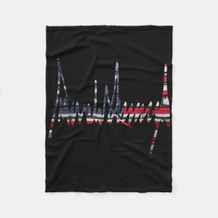 Cobertor De Velo Assinatura 2024 Presidente Patriótico Americano Ba