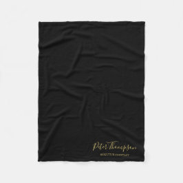 Cobertor De Velo Assinatura Elegante de Script de Negócio