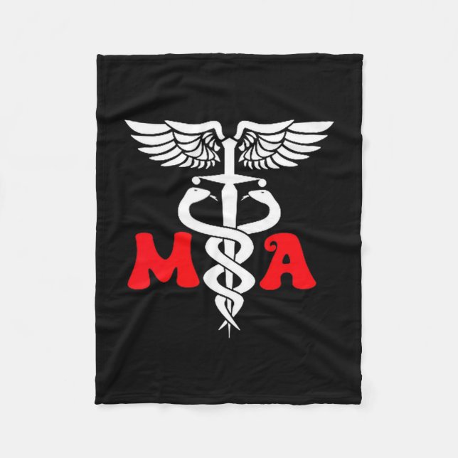 Cobertor De Velo Assistente médica ma cma enfermagem assistente de  (Frente)