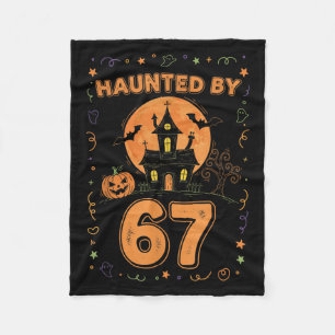 Cobertor De Velo Assombrado Por 67 Halloween Engraçado 