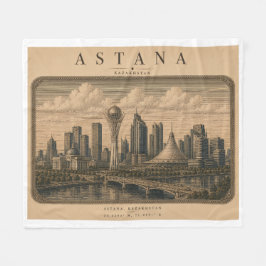 Cobertor De Velo Astana | Vintage Travel City Design