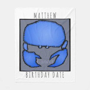 Cobertor De Velo Astrologia Símbolo Cancer Zodiac Nome de anivers