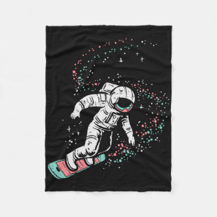 Cobertor De Velo Astronaut Surfando Galáxia Espacial Surf Surfista