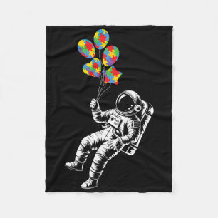 Cobertor De Velo Astronauta Bylloon Autismo Atenção Espaço Autista