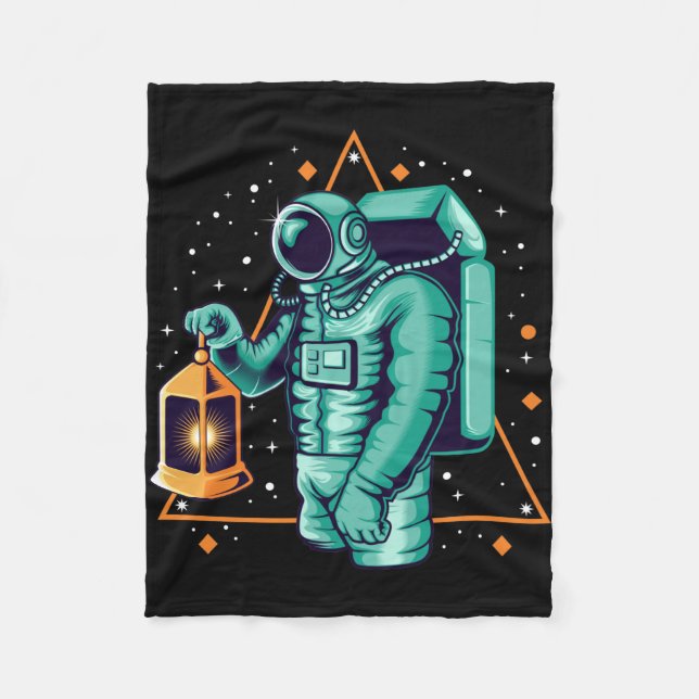 Cobertor De Velo Astronauta Com Lanterna (Frente)