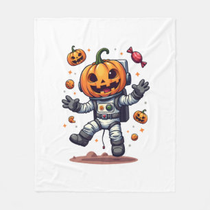 Cobertor De Velo Astronauta da Abóbora - Camisa do Explorador Espac