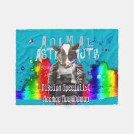 Cobertor De Velo Astronauta do animal do especialista de missão