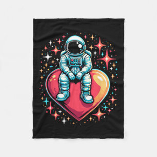 Cobertor De Velo Astronauta Espacial - Valente do Dia de os namorad