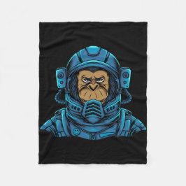 Cobertor De Velo Astronauta Macaco Astro